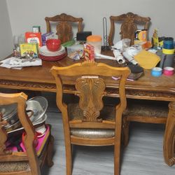 Dining Room Table Set With Six Chairs