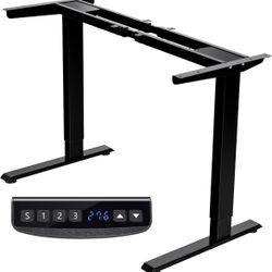 Electric Sit Stand Desk Frame, Dual-Motor For Sale $105.00 50%+ OFF Retail $239.99 NEW IN BOX