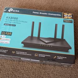TP Link AX3000 MultiGigabit Wi-Fi 6 Router