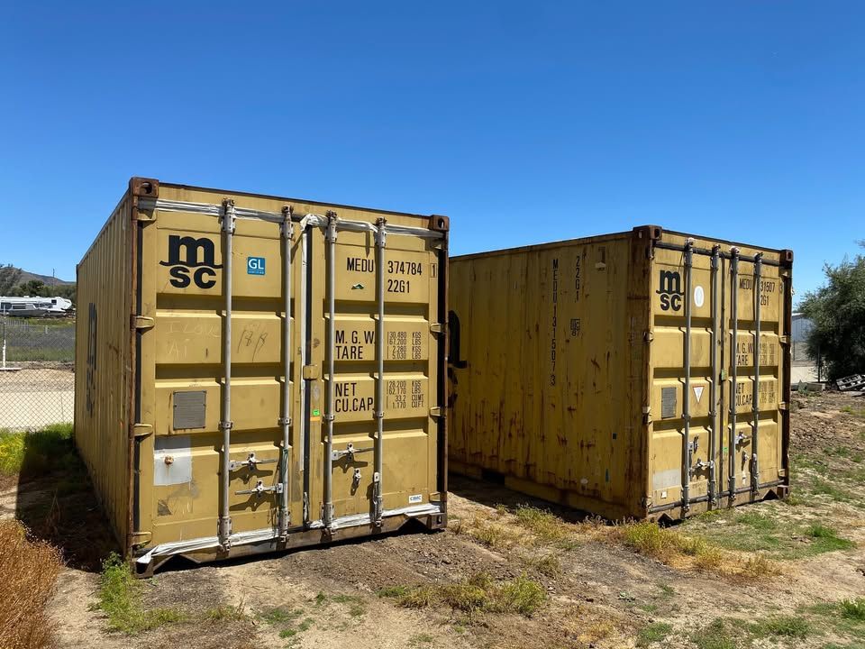Used 20-ft Steel Storage Shipping Containers