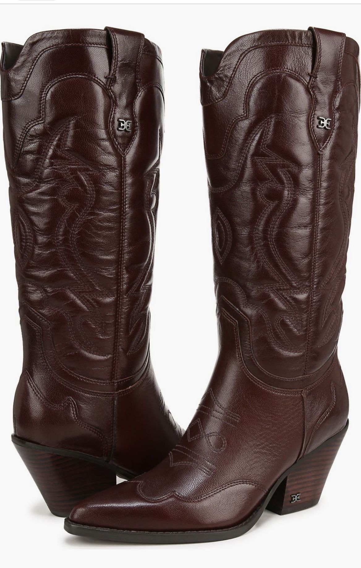 Sam Edelman Brown Heeled Boots