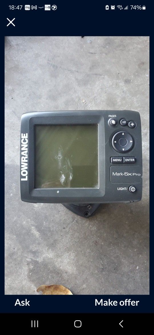 Lowrance Depth Fish Finder
