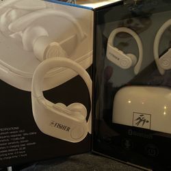 FISHER EDGE PRO TRUE WIRELESS EARPHONES COLOR WHITE