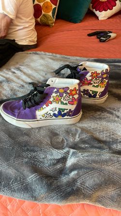 Vans Sk8 Hi Glitter Daisies
