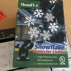 Projector snowflakes