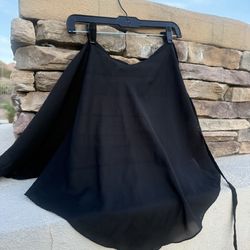 Mirella black, sheer lace, ballet wrap skirt women’s size small By Mirella