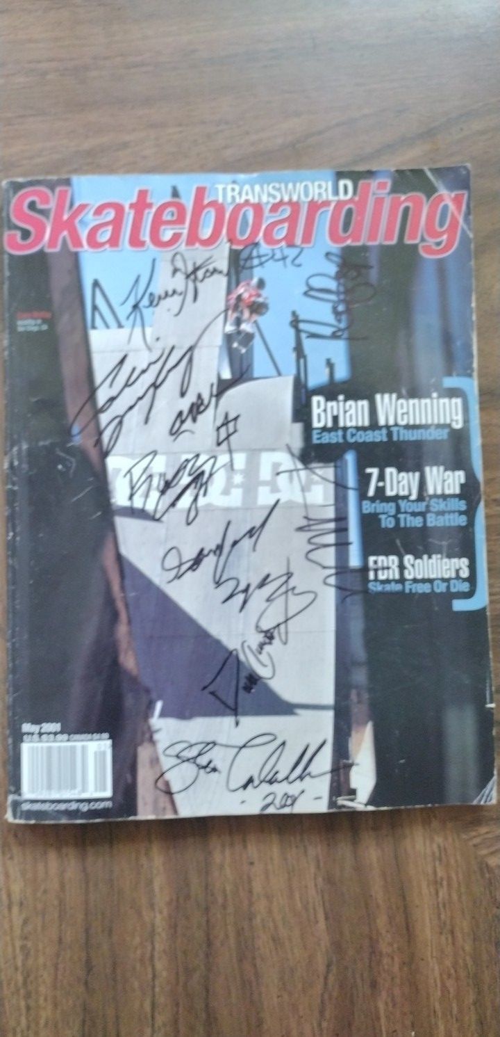 Pro Skate Signature On ONE MAGAZINE!!!