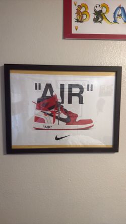 Off white Jordan 1 Air Frame Portrait