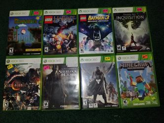 Xbox 360 games individually or as a lot