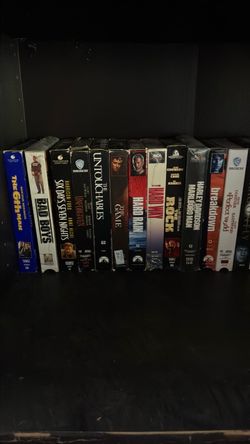 Lot of 12 Action VHS Tapes