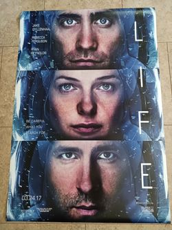 Life - Movie Poster- Advance- With Jake Gyllenhaal & Ryan Reynolds