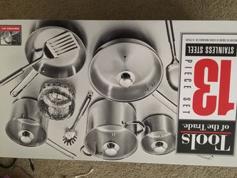 Tools of trade stainless steel utensils set