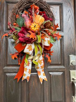 Fall/ Thanksgiving door wreath