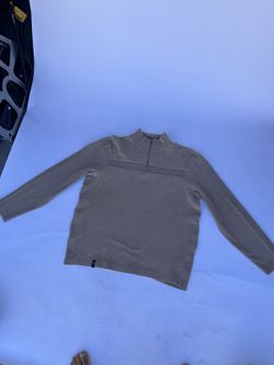 Point Zero Orange Label Quarter Zip Pullover - Mens M, Tan