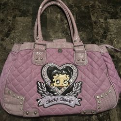 Large, Classic Leather, Betty Boop Purse