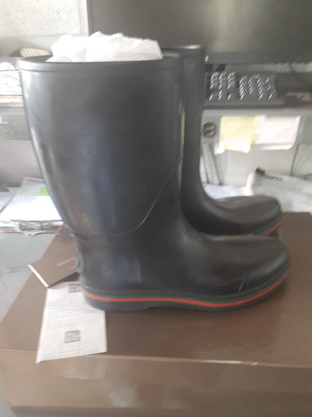 Gucci Rain Rubber Men Boots