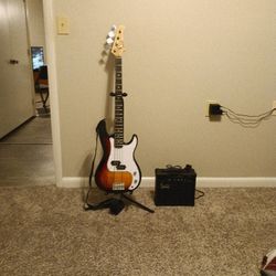 Glarry Bass Guitar And Amp