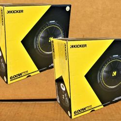 Kicker CompC Bass Speaker System 2 x 12" Subwoofers 600 Watts Package CWCS12 🚨 Payment Options Available 🚨 No Credit Needed 🚨 