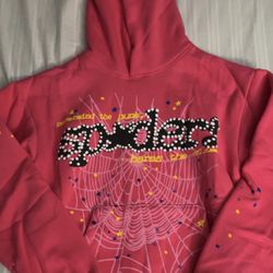 Pink Sp5der Hoodie