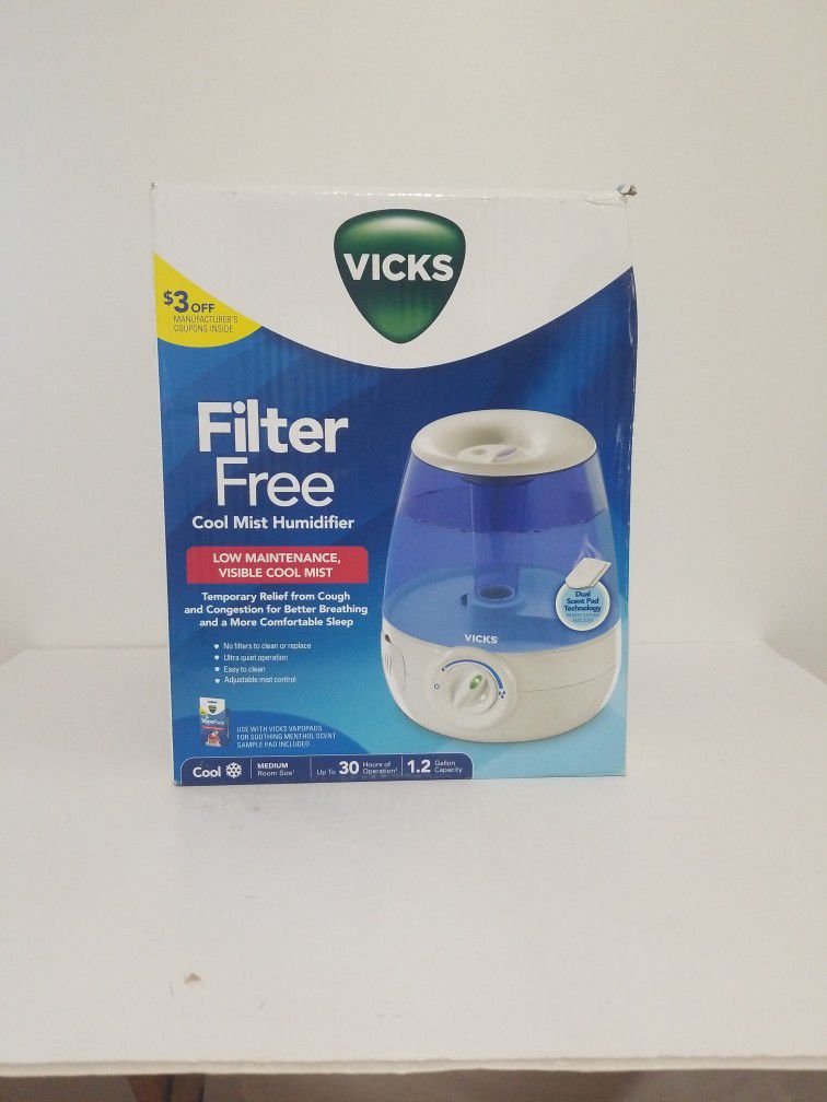 Vicks Cool Mist Humidifier Filter Free