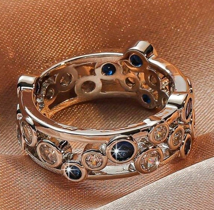 Blue Spot Ring