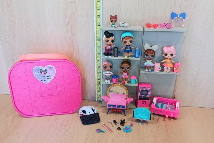 LOL Mini Dolls, Storage & Accessories Lot