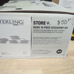 Sterling
STORE+ 10-Piece Wall Mounted Shower Caddy in White Finish
324
