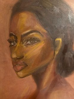 Original Oil Portrait Painting on Canvas (16x20)