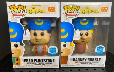 Funko Pop Flintstones Fred & Barney Limited Edition Set