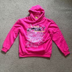Dark Pink Graphic Hoodie
