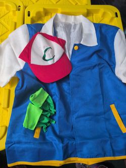 Ash trainer pokemon costume Adult Size 2xl