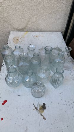 Decorative glass bottles