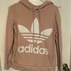 Size XS Adidas Hoodie for Women in light pink 