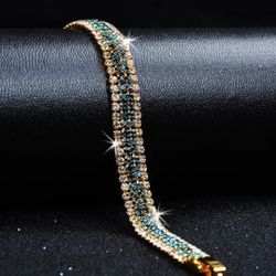 Braided Crystal Bracelet 