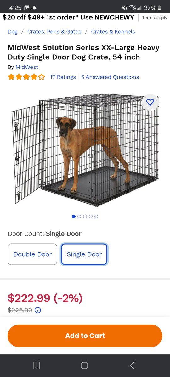 XXL Dog Kennel/Crate