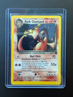 Dark Charizard 4/82 Team Rocket Holo Rare Pokémon Card (2000 WOTC) NM