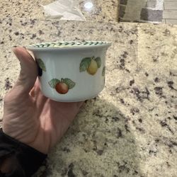 🍋 Villeroy & Boch “French Garden” Porcelain Bowl – Oven-to-Table Ware