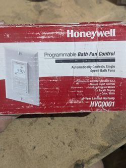 Digital Programmable Bath Fan Control