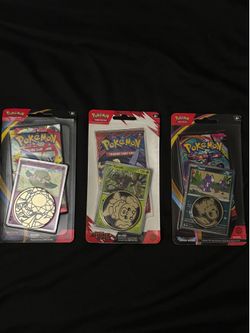x3 Pokemon Blister Packs