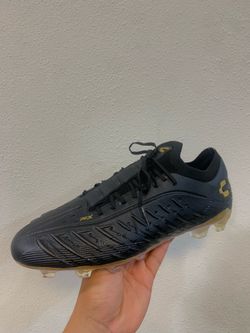 Charly APX FG Soccer Cleats – Black/Gold – Size US 11 (MX 29)