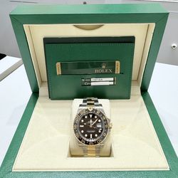 2014 Rolex Pre Owned 40mm GMT-Master II Black Men's Watch 116713LN(W/Card)