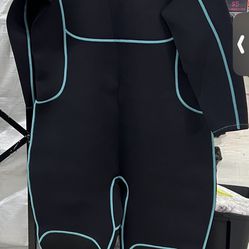 Hevto Plus Size Wetsuit Men Women 3/2mm 5/4mm Neoprene Full Shorty Wet Suit Back Zip Swimming Keep Warm in Cold Water