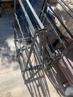 Bed frame easy fold away