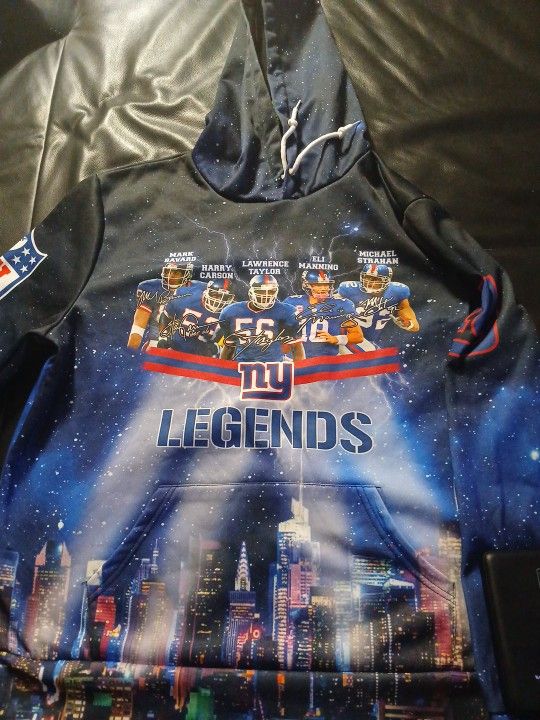 Team Hoodie   New York Giants  Iconic Players 
