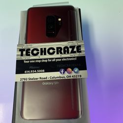 Samsung Galaxy S9+ 64GB Burgundy Red Fully Unlocked 
