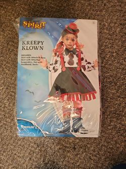 Toddler clown costume
