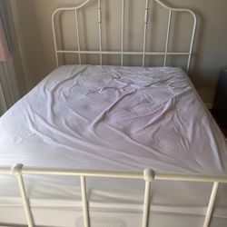 Queen size mattress and bed frame