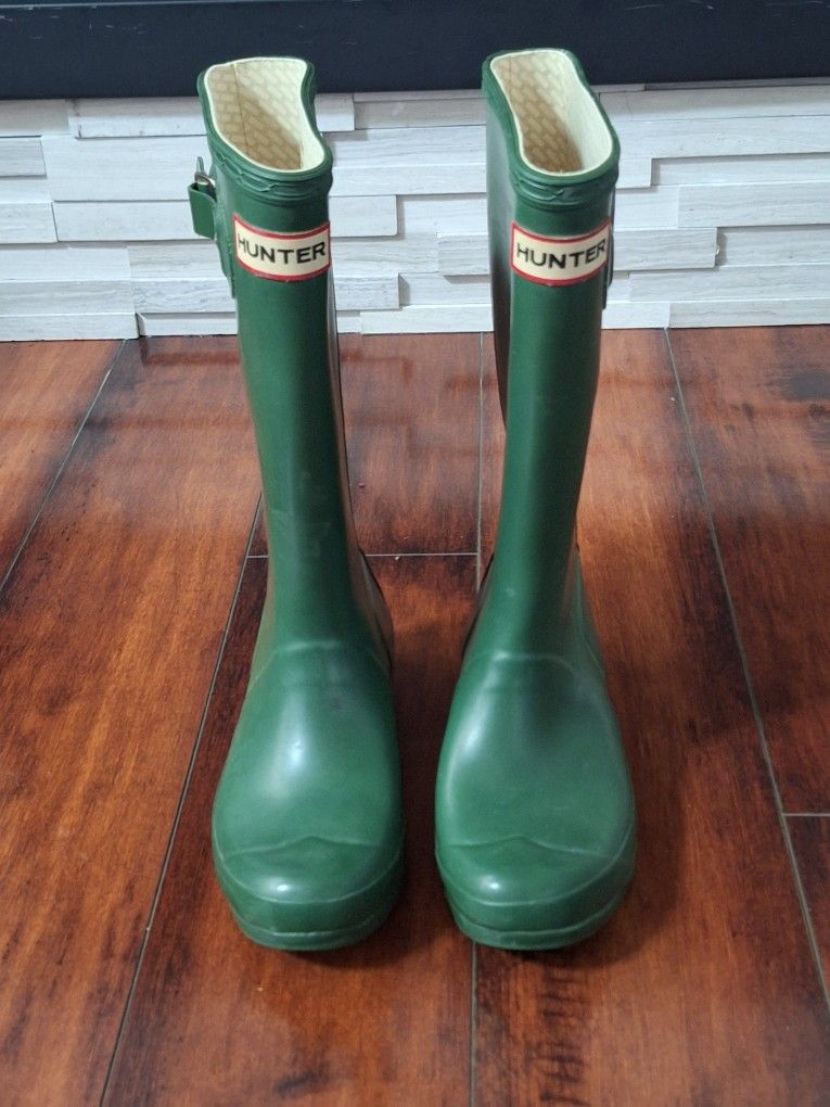 Kid's Original Rain Boots Green Size 2