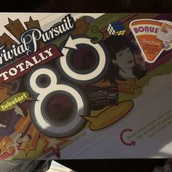 Trivial Pursuit Totally 80’s Game