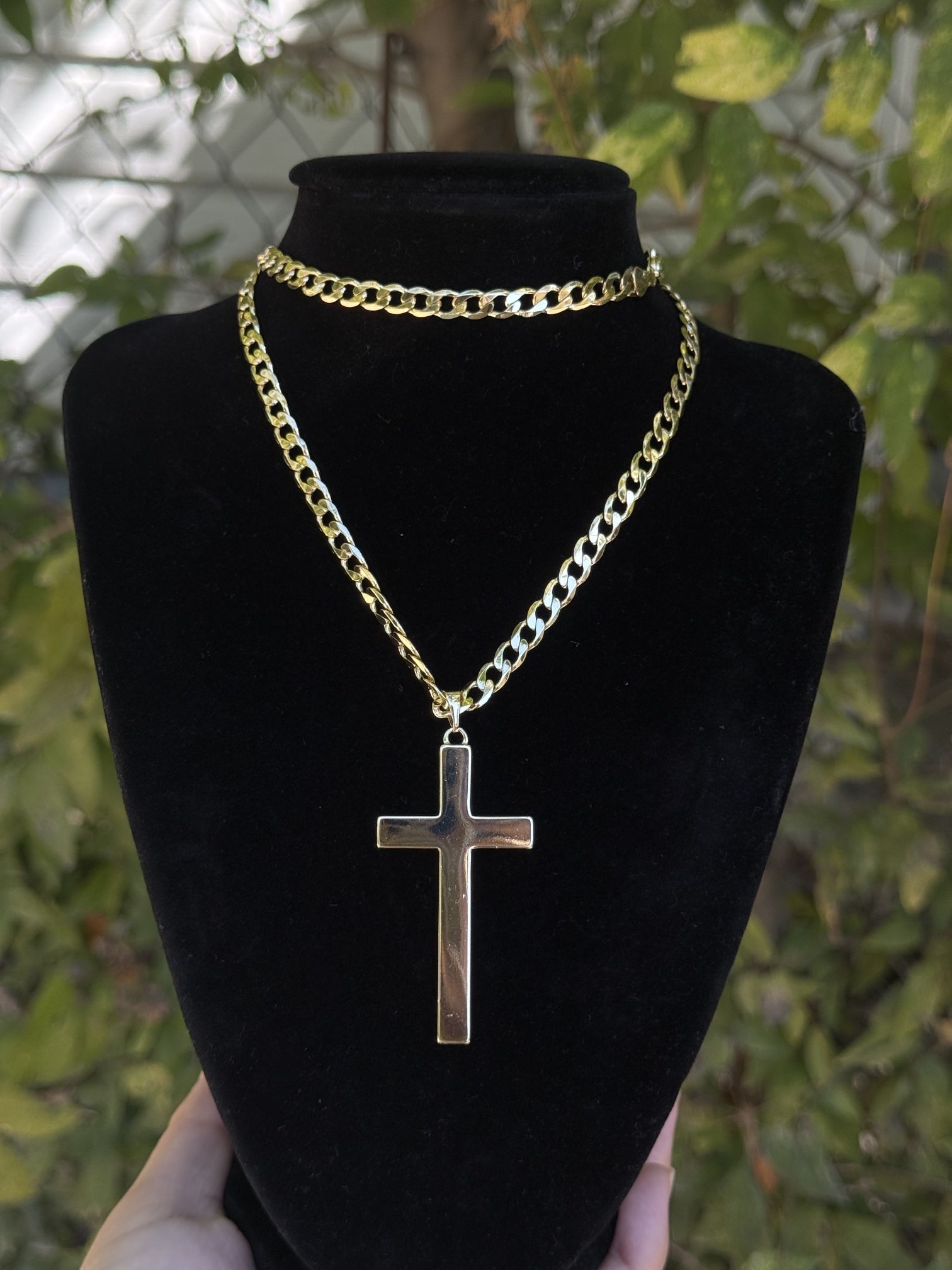 Dije Y Cadena Oro Laminado14k